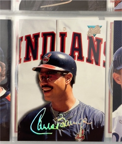 1993 Leaf Studio #50 Carlos Baerga — front