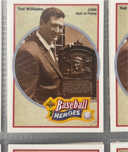1991 Upper Deck Baseball Heroes #35 Ted Williams — front
