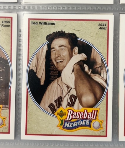 1992 Upper Deck Baseball Heroes #29 Ted Williams — front