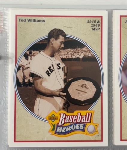 1992 Upper Deck Baseball Heroes #31 Ted Williams — front