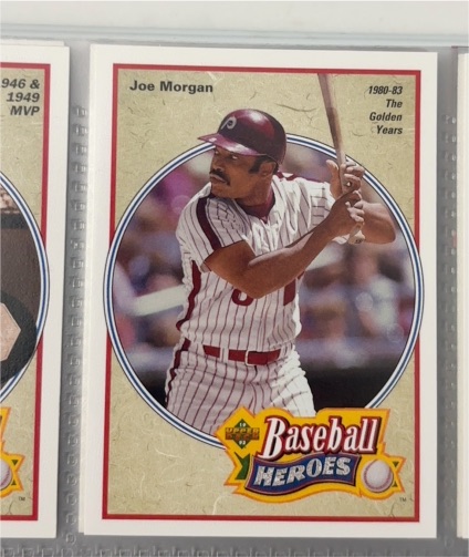 1992 Upper Deck #42 Joe Morgan Baseball Heroes — front
