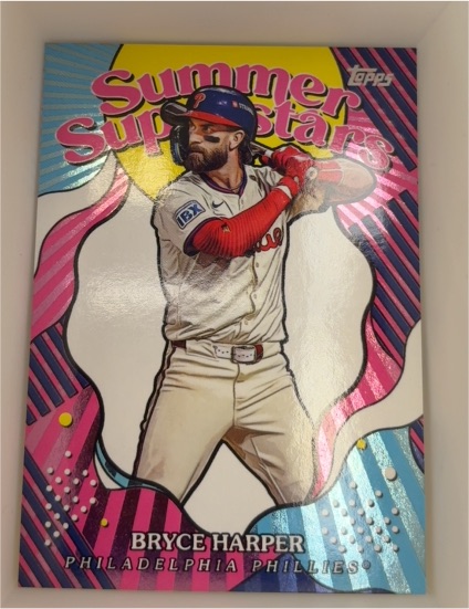 2025 Topps Series 2 #SS-31 Bryce Harper Summer Superstars Philadelphia Phillies — front