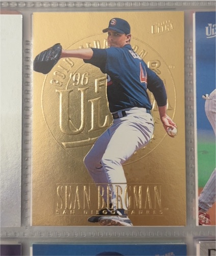 1996 Fleer Ultra #554 Sean Bergman — front