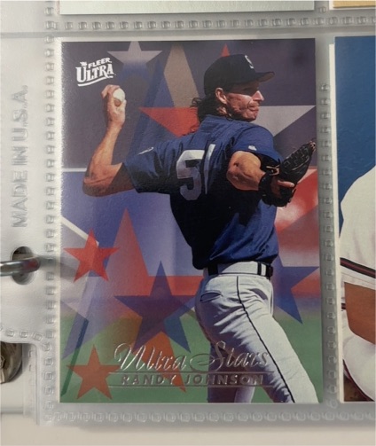 1996 Fleer Ultra #581 Randy Johnson Ultra Stars — front