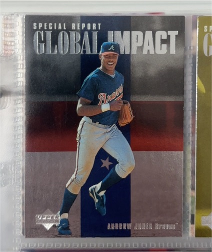 1996 Upper Deck Global Impact #196 Andruw Jones — front