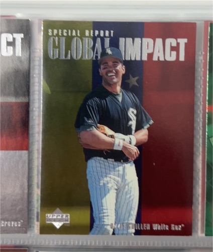 1996 Upper Deck #206 Ozzie Guillen Global Impact — front