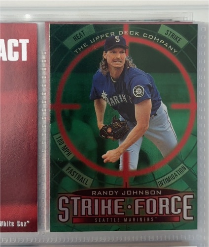 1996 Upper Deck #72 Randy Johnson Strike Force Seattle Mariners — front