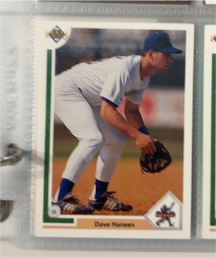 1991 Upper Deck #4 Dave Hansen — front