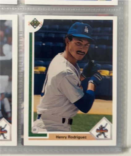 1991 Upper Deck #21 Henry Rodriguez — front