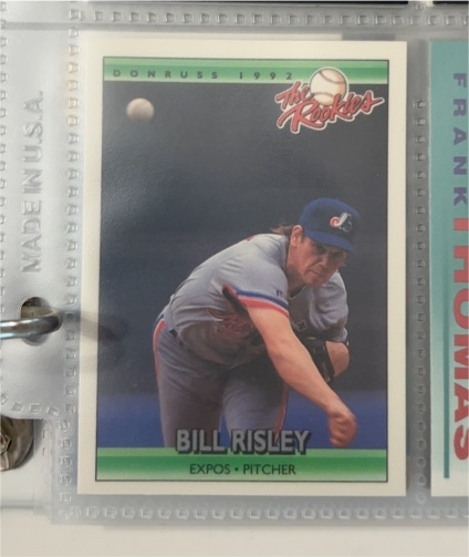 1992 Donruss The Rookies #103 Bill Risley — front