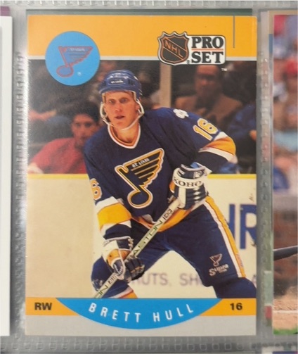 1990-91 Pro Set #263 Brett Hull — front