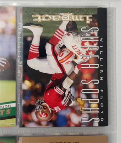 1995 SkyBox Impact #162 William Floyd — front
