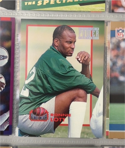 1993 Pro Set Power Moves #PM20 Ronnie Lott — front
