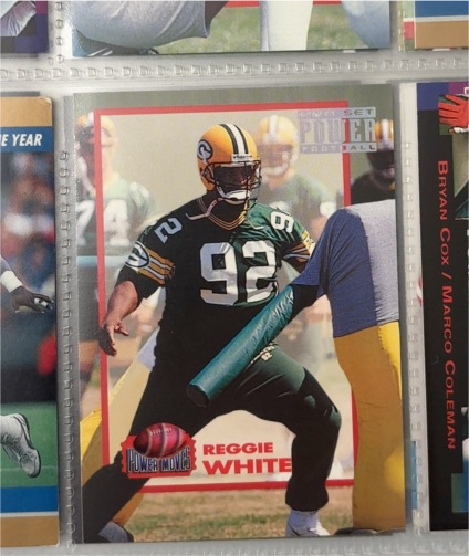 1993 Pro Set Power #PM8 Reggie White — front