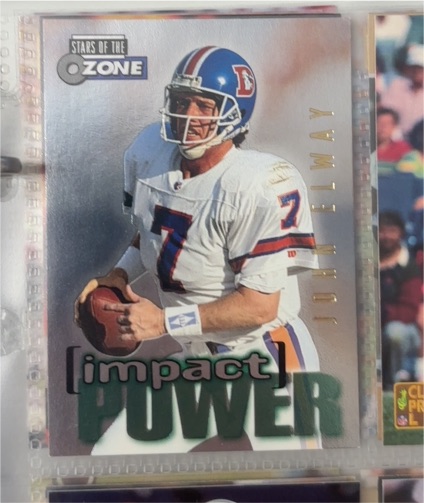 1995 SkyBox Impact Power #IP24 John Elway — front