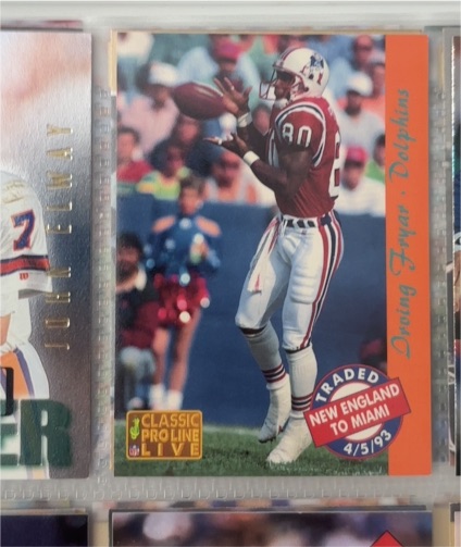 1993 Classic Pro Line Live #149 Irving Fryar — front