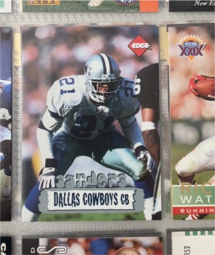 1996 Collector's Edge #63 Deion Sanders — front