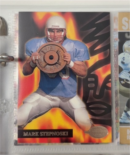 1996 Topps Gilt Edge #75 Mark Stepnoski — front