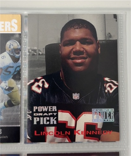 1993 Pro Set Power Draft Pick #PDP10 Lincoln Kennedy — front