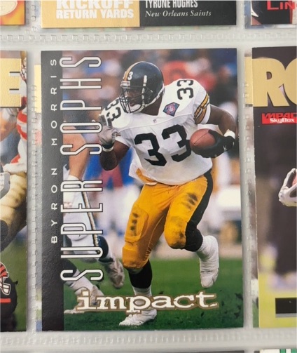 1995 SkyBox Impact #167 Byron Morris — front