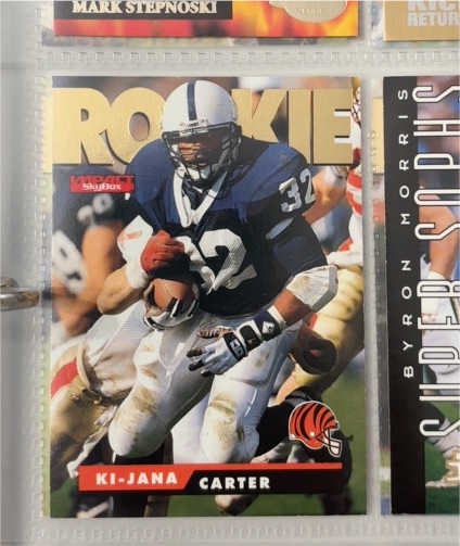 1995 SkyBox Impact #169 Ki-Jana Carter — front