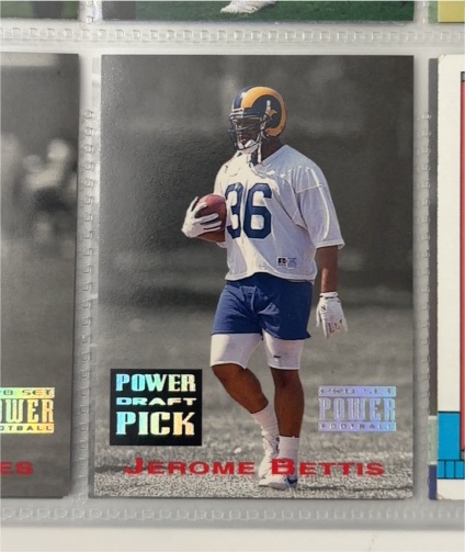 1993 Pro Set Power Draft Picks #PDP14 Jerome Bettis — front