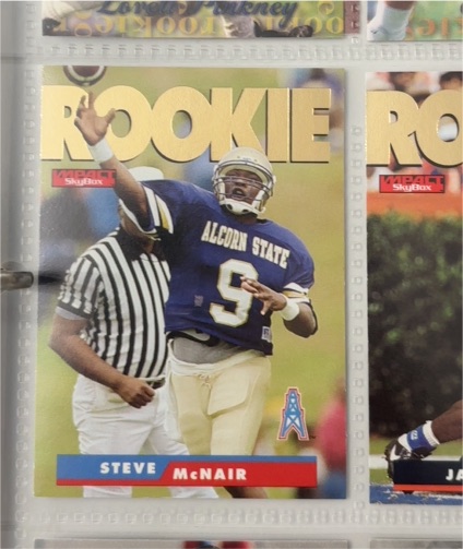 1995 Skybox Impact #171 Steve McNair Rookie — front