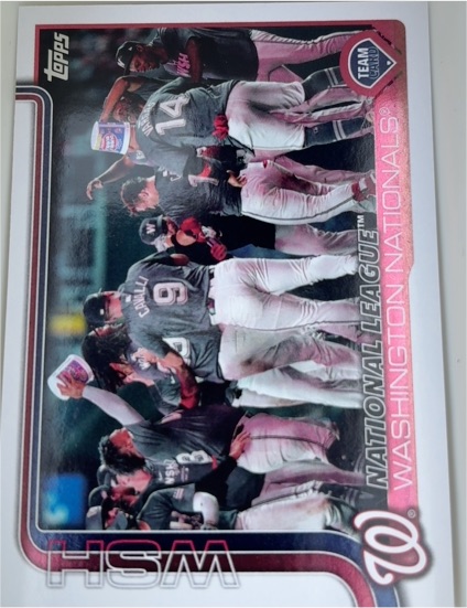 2025 Topps #507 Washington Nationals — front