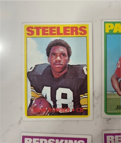 1972 Topps Football #198 John Rowser — front