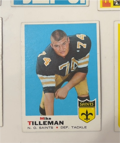 1969 Topps #218 Mike Tilleman — front