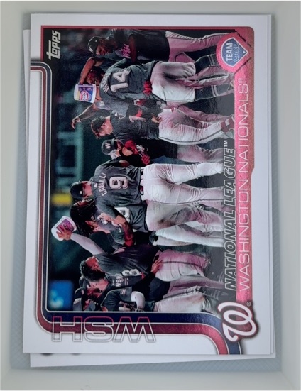 2025 Topps Series 2 #507 Washington Nationals Team Card — front