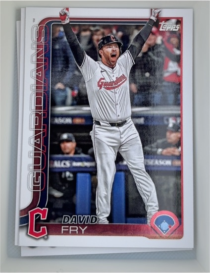 2025 Topps #401 David Fry — front