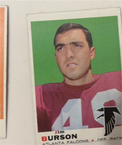 1969 Topps #159 Jim Burson — front