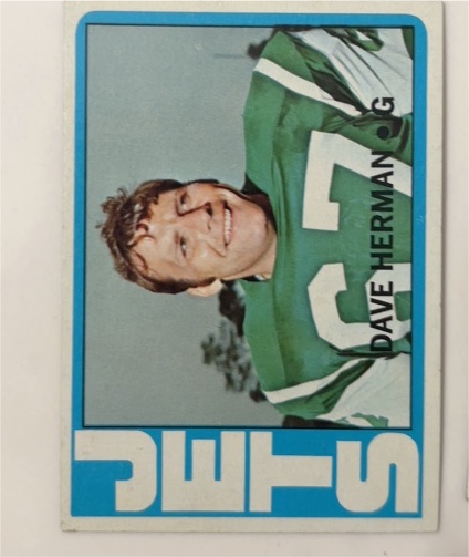 1972 Topps #182 Dave Herman — front