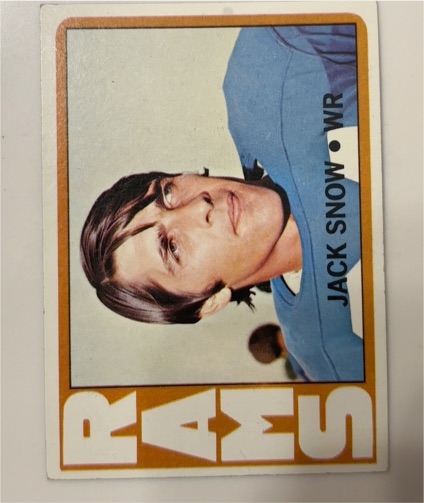 1972 Topps #152 Jack Snow — front