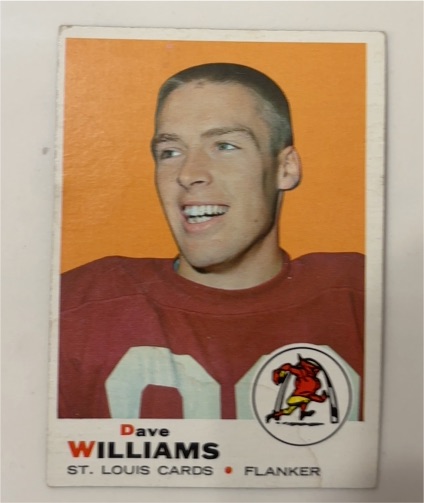 1969 Topps #156 Dave Williams — front