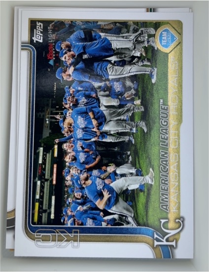 2025 Topps #519 Kansas City Royals Team Card — front