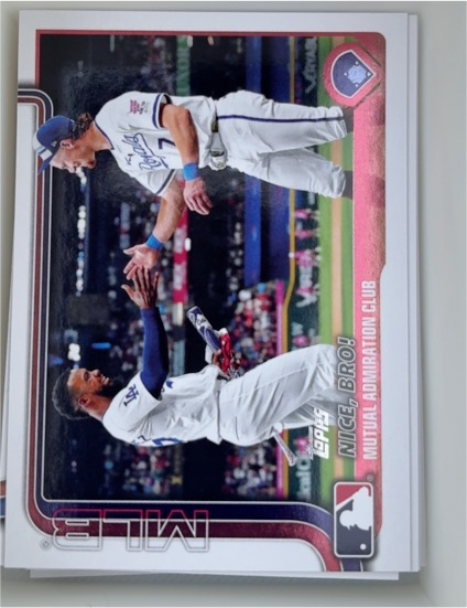 2025 Topps #365 Nice, Bro! Mutual Admiration Club — front