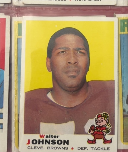1969 Topps #165 Walter Johnson — front