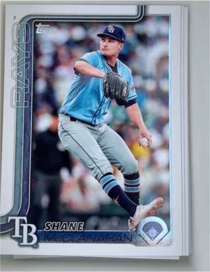 2025 Topps #492 Shane McClanahan — front