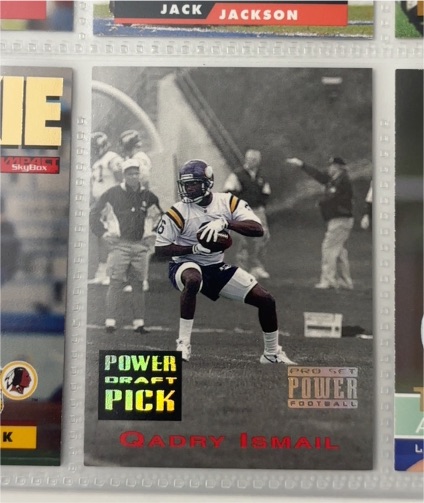1993 Pro Set Power #PDP70 Qadry Ismail — front