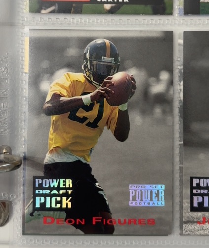 1993 Pro Set Power Draft Picks #PDP23 Deon Figures — front