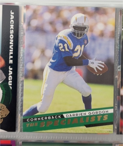 1994 Pro Set #37 Darrien Gordon — front