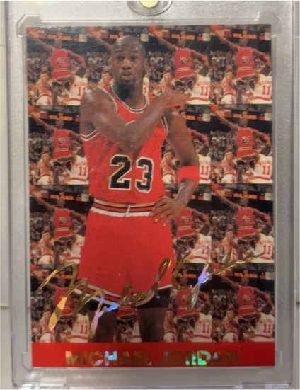 1992 Sports Edition Michael Jordan Gold Script — front