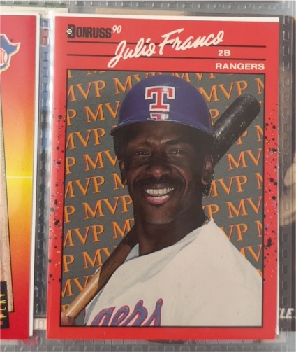 1990 Donruss #BC-14 Julio Franco — front