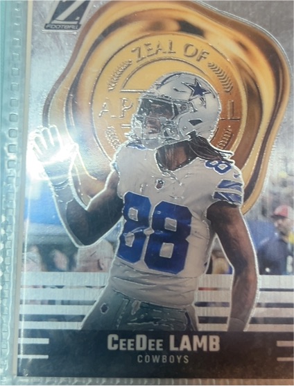 2023 Panini Zenith #17 CeeDee Lamb Zeal of Approval — front