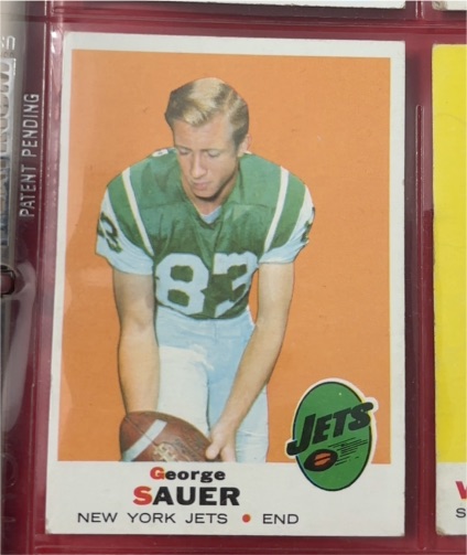 1969 Topps #231 George Sauer Jr. — front