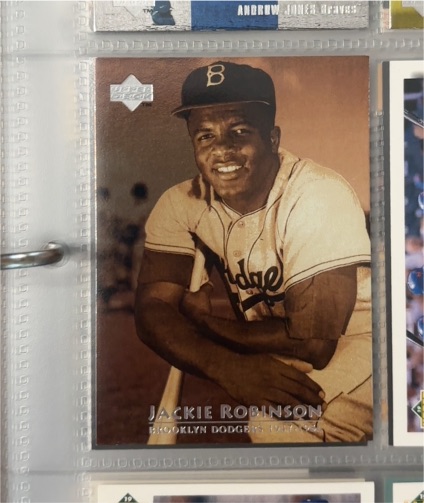 1996 Upper Deck #9 Jackie Robinson — front