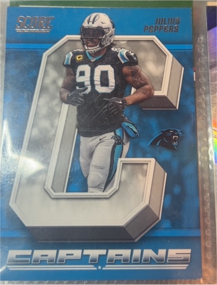 2018 Score #3 Julius Peppers Captains — front