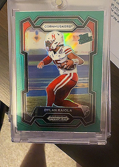 2024 Panini Prizm Draft Picks #194 Dylan Raiola Rated Prospect Silver Prizm — front